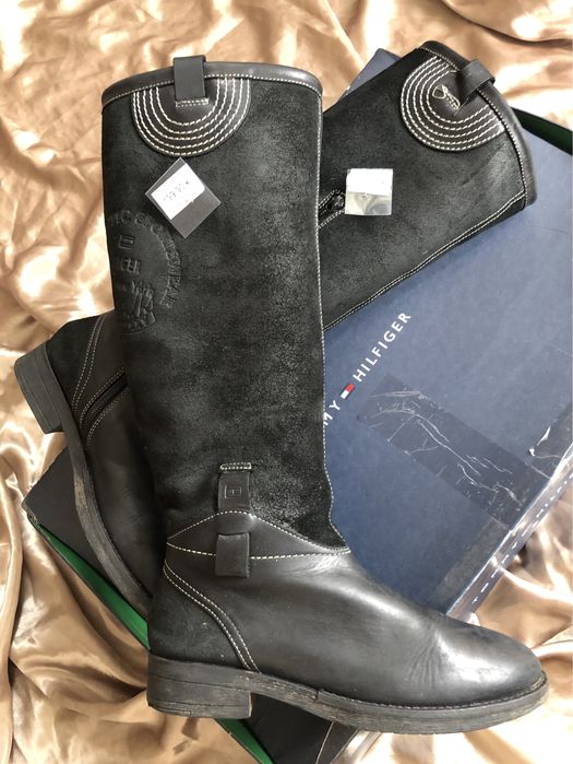 Kozaki Tommy Hilfiger. R.38.5/39. Stan bdb