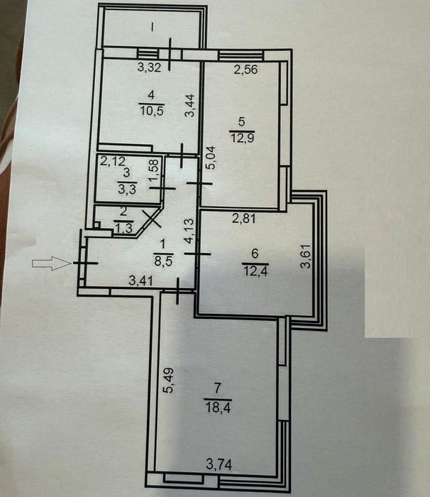 3-rooms apartment apartment by the address st. Sportivnaya (area 71 m²) - Atlanta.ua - photo 19