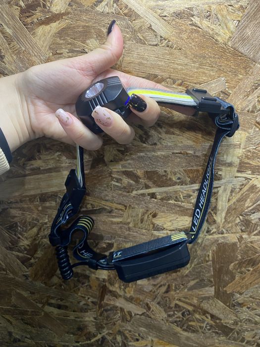 Налобний акамуляторний ліхтарик XPG+COB