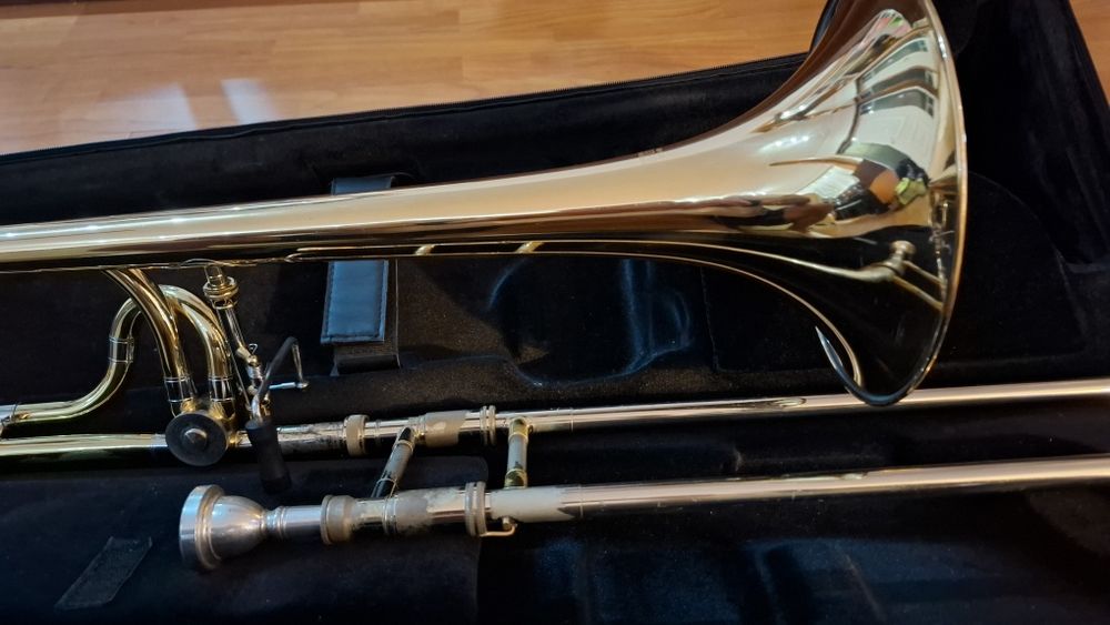 Trombone Tenor Wisemann DTB-365 + Bocal BACH  6-1/2AL