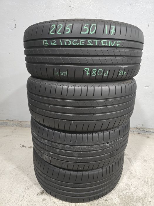 225/50/17 Bridgestone Letnie 4szt Montaż Gratis