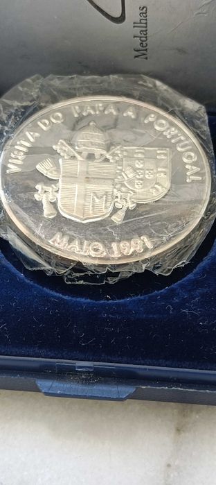 Medalha prata coleção colecionador