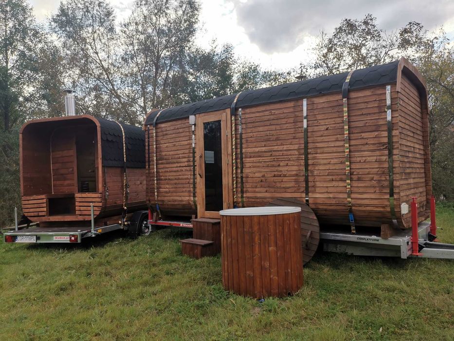 Wynajem Mobilnej Sauny + Jacuzzi