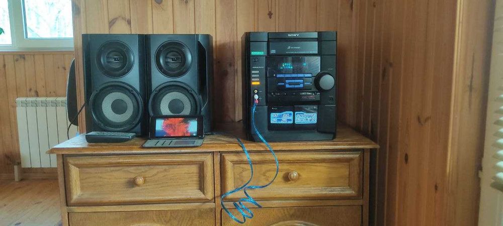 Музыкальный центр SONY. Отличный звук от смартфона и ноутбука до 95 W!