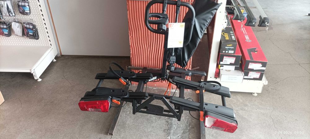 uchwyt bagażnik platforma rowerowa na hak Aguri Krab Pro 2 czarna Wrocław + 60kg + możliwość rozbudowy + składana