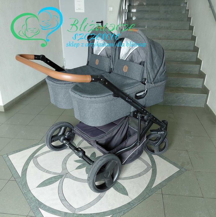 Wózek dla bliźniąt 3w1 KOMIS