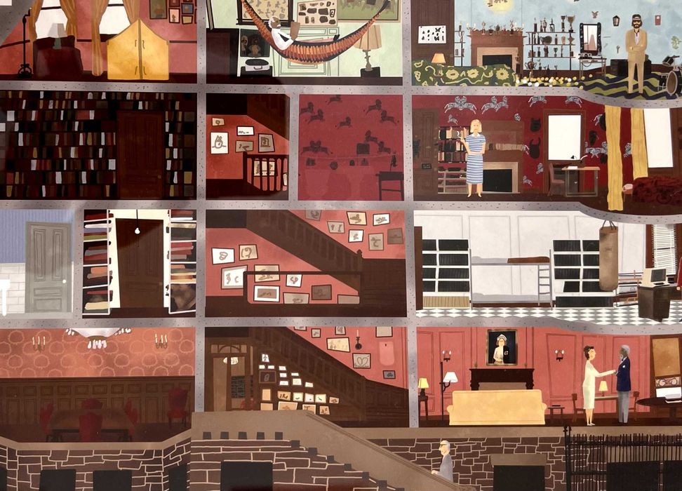 Max Dalton Royal Tenenbaums Filme Impressão 111 Archer Av Wes Anderson