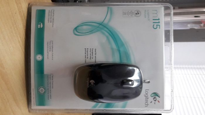 Мышь USB Logitech M115, Black