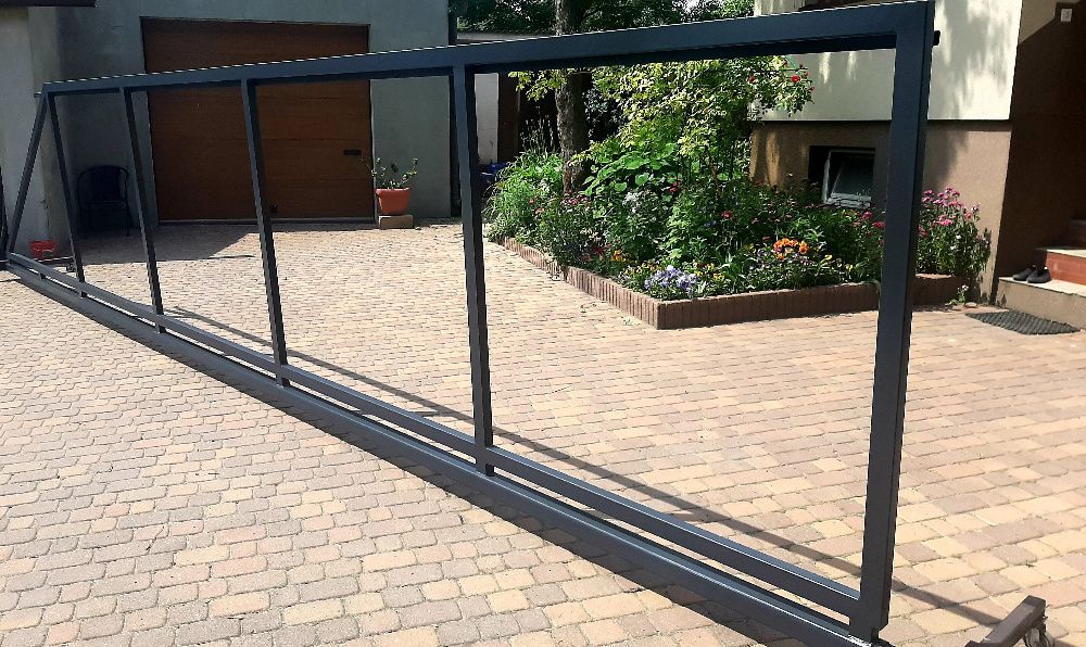 Brama Przesuwna 4-6m Ocynk Malowana Proszkowo Cała Polska Montaż