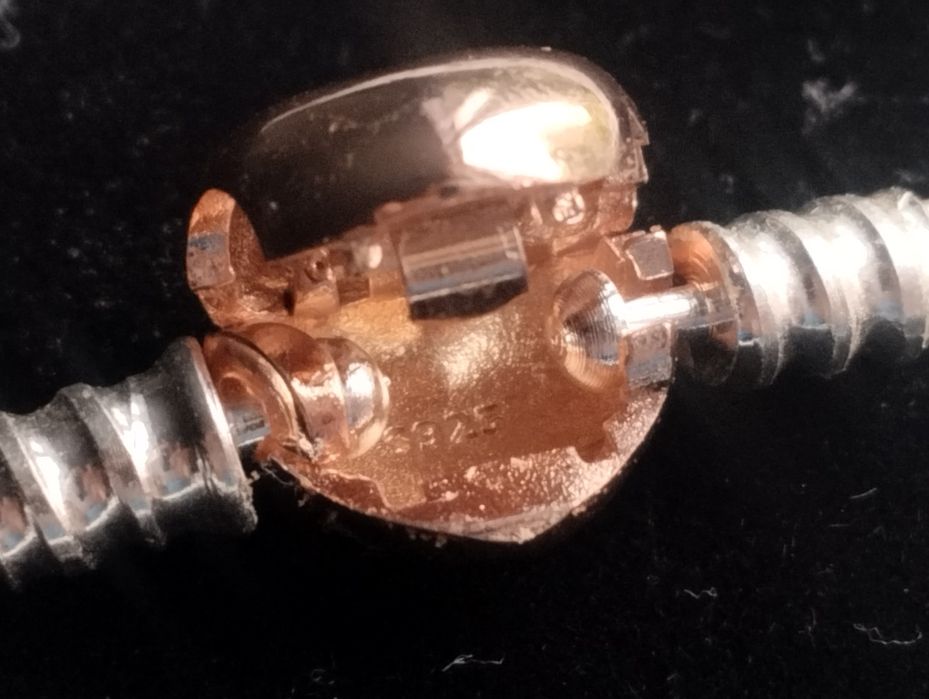 Na święta nowa bransoletka modułowa serce złote 925s