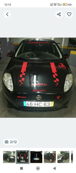 Grand Punto 1.2 Look Abarth sport edition, estimado, carro de garagem