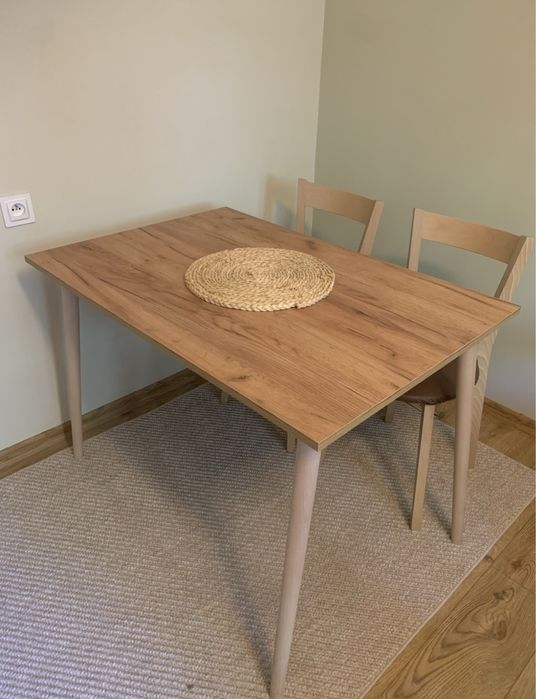 Stół skandynawski kuchnia jadalnia loft dąb craft kwadratowy