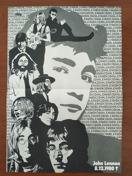 Antigo poster John Lennon