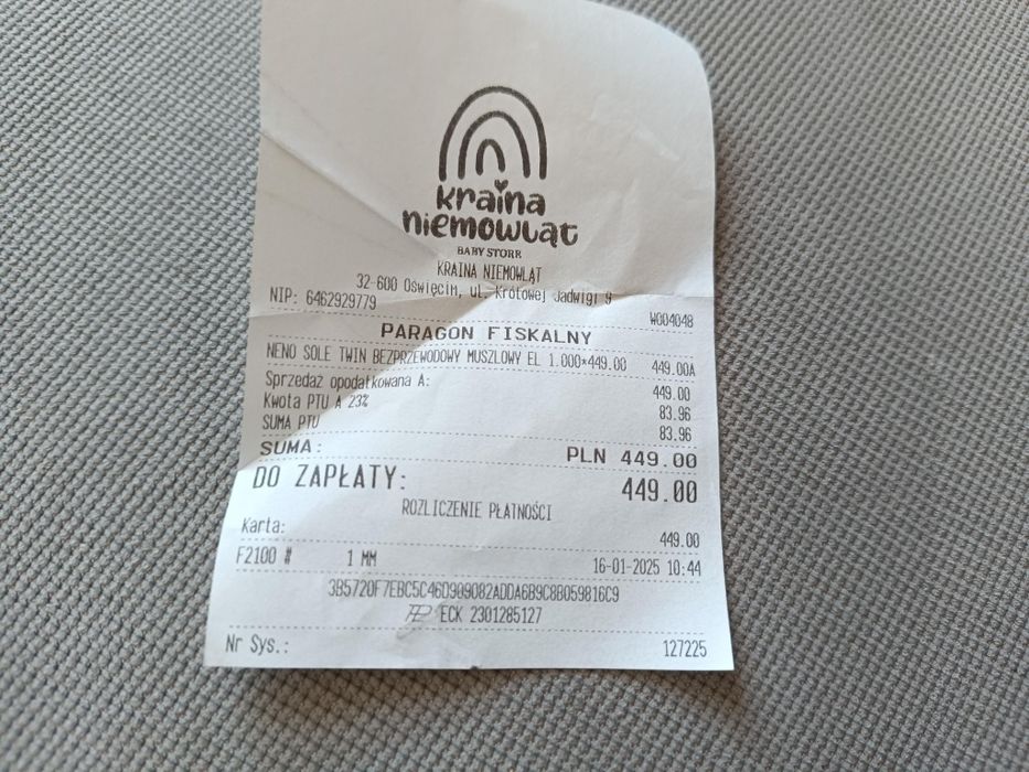 Laktator bezprzewodowy Neno sole twin gwarancja