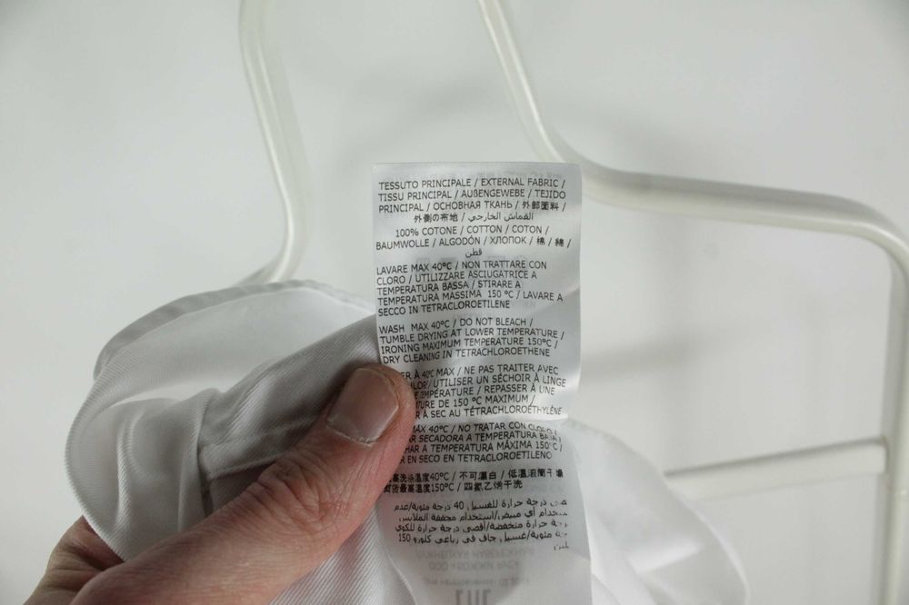 Класична білосніжна сорочка рубашка Boggi Milano White Dress Slim Fit Shirt Розмір S
