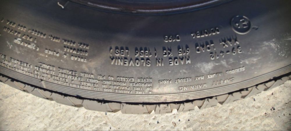 Шини 195 65 R15 пара Sava літо, 6-6,5мм, 2022р