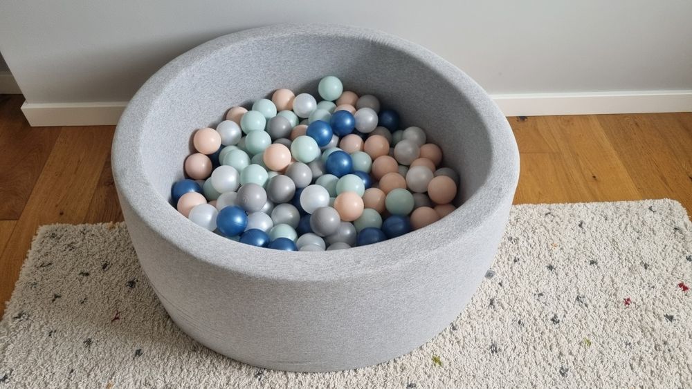 Basen z kulkami szary (MiiiMi for kids)