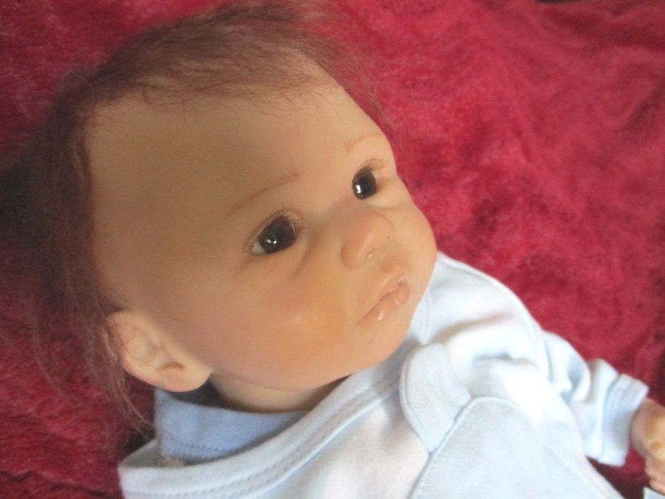 Lindo Bebe Reborn Real com cabelo MoHair