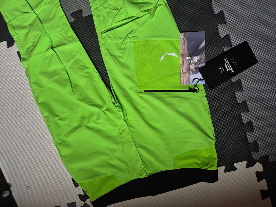 Nowe męskie spodnie wspinaczkowe turystyczne górskie softshell Salewa