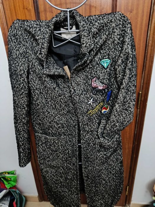 Casaco comprido Pull& beear tamanho s