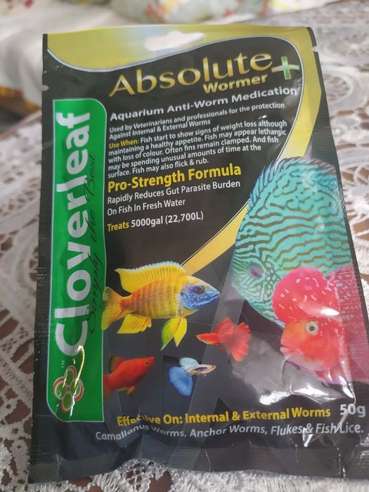 Lekarstwo do leczenia ryb akwariowych Absolute Wormer