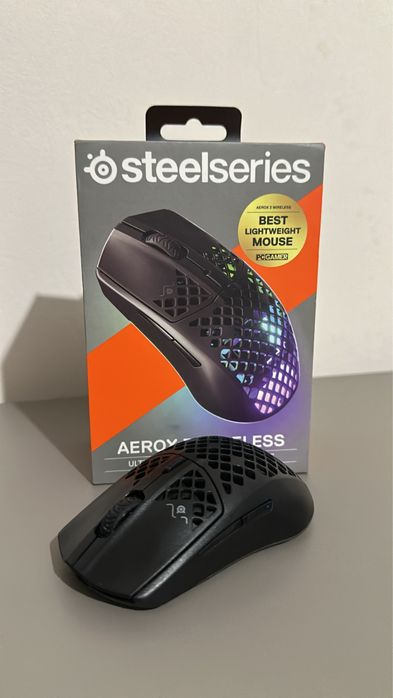 Игровая мышка steelseries aerox 3 onyx wireless
