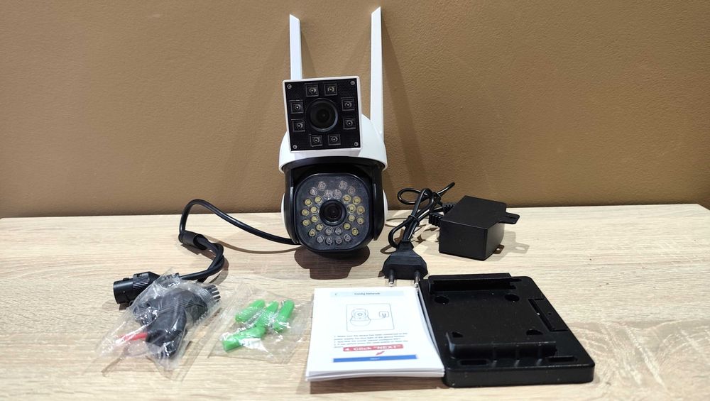 Kamera bezprzewodowa NEYA3C - wifi z podwójnym obiektywem, nowa