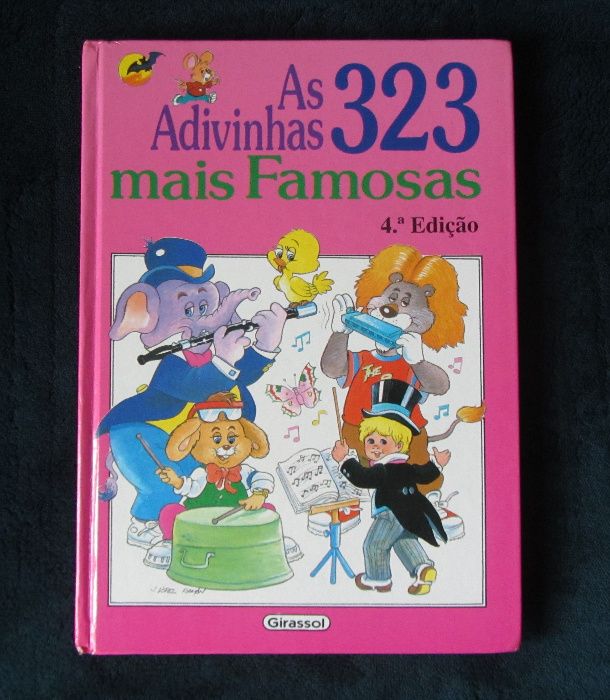 Livro infantil "As 323 Adivinhas Mais Famosas" - 4.ª edição
