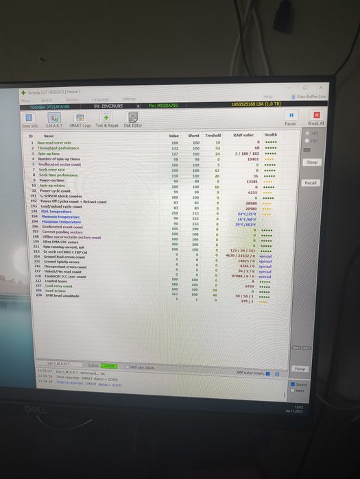 Жорсткий диск Toshiba 1Tb