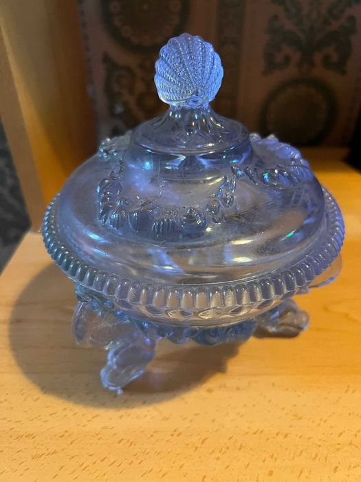 taça de vidro antiga