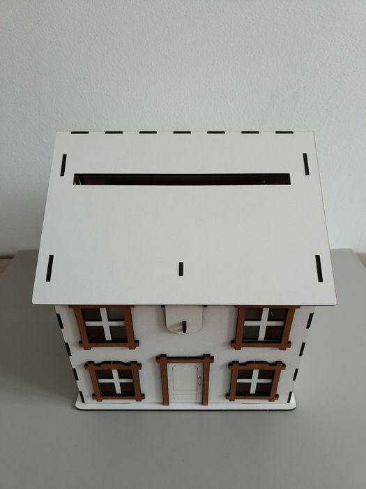 Pudełko domek na koperty wesele ślub