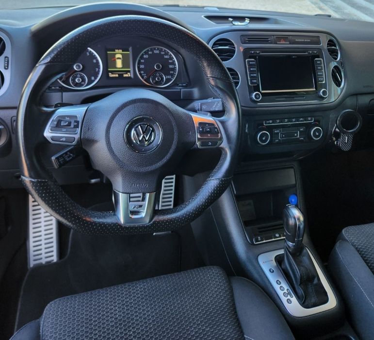 119.000 KM VW TIGUAN  2.0  TURBO 4 MOTION SPORT 210 CV R LINE  gasolina e gpl  dístico verde de garagem
