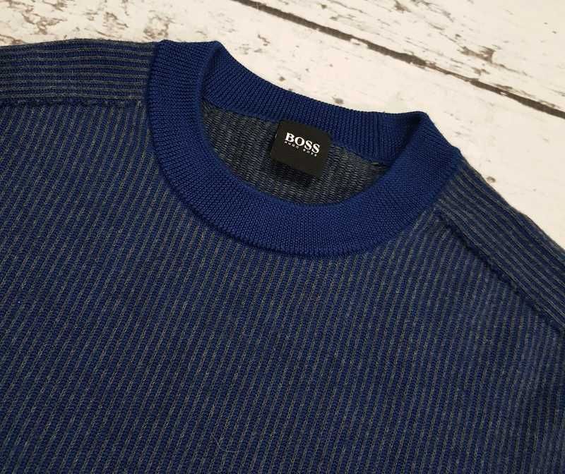 Hugo Boss * sweter * paski * unikatowy * męski * M