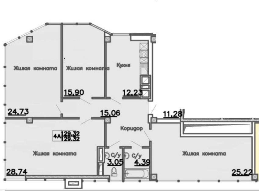 3-комнатная квартира по адресу ул. Большая арнаутская (площадь 135 м²) - Atlanta.ua - фото 11