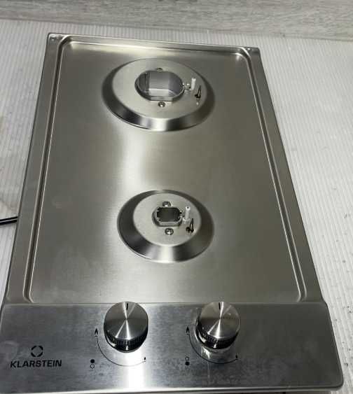 Газовая плита на две конфорки Klarstein Ignito Domino Нержавейка