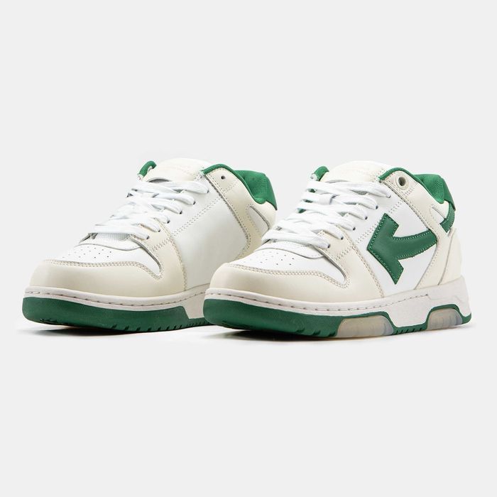 Кросівки Off-White Out of Office Premium White/Green