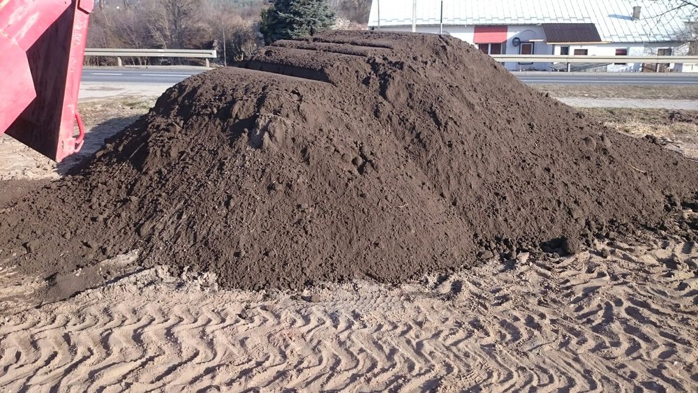 Siana ziemia ogrodowa transport piach