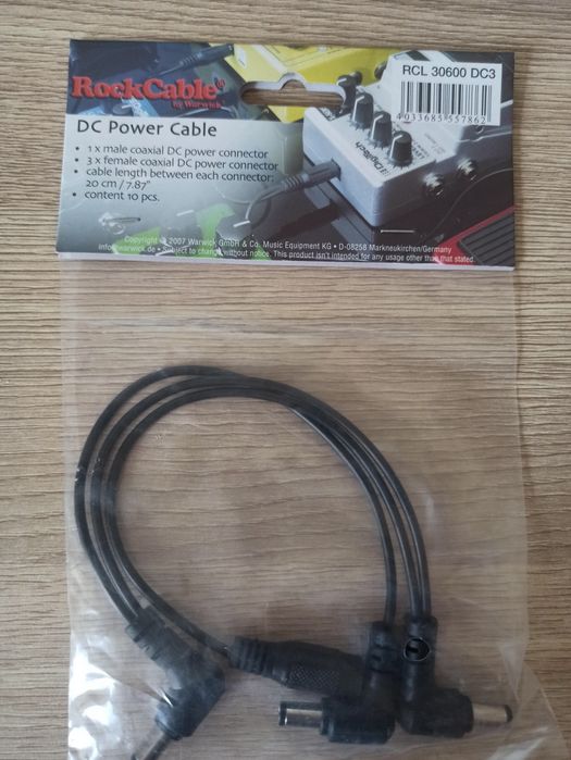 Кабель Power для гитарных педалей 3x, 3x
