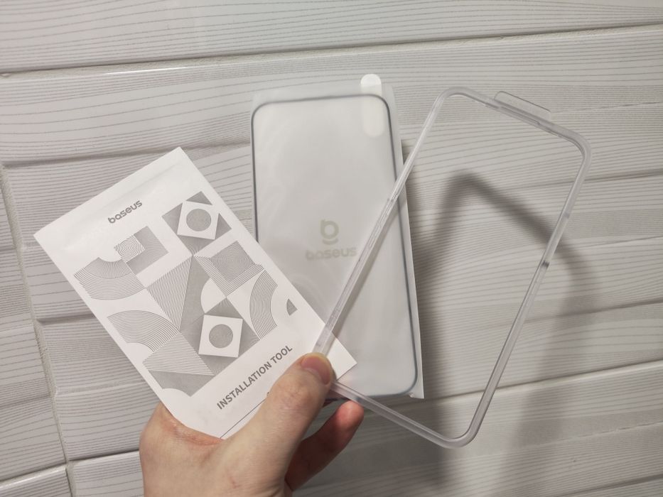 Защитное стекло Baseus для Apple iPhone 15 Plus /1 6 Plus. Премиум
