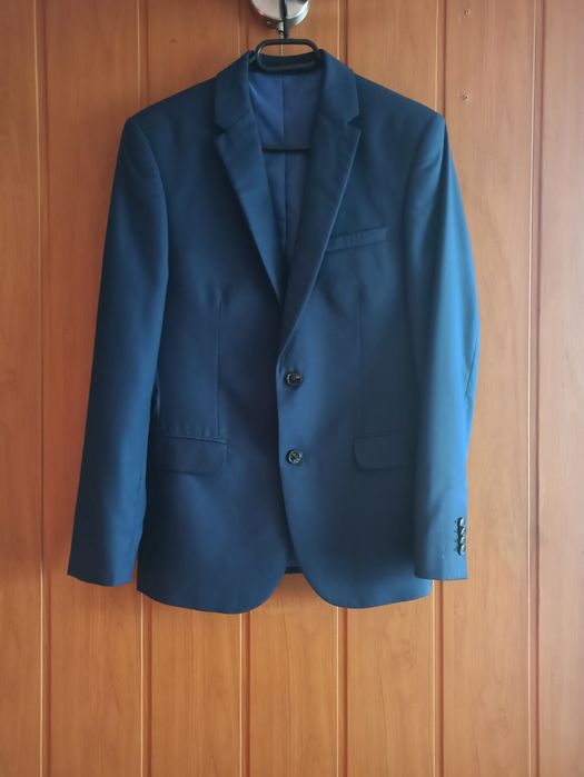 Granatowy garnitur slim fit Bytom