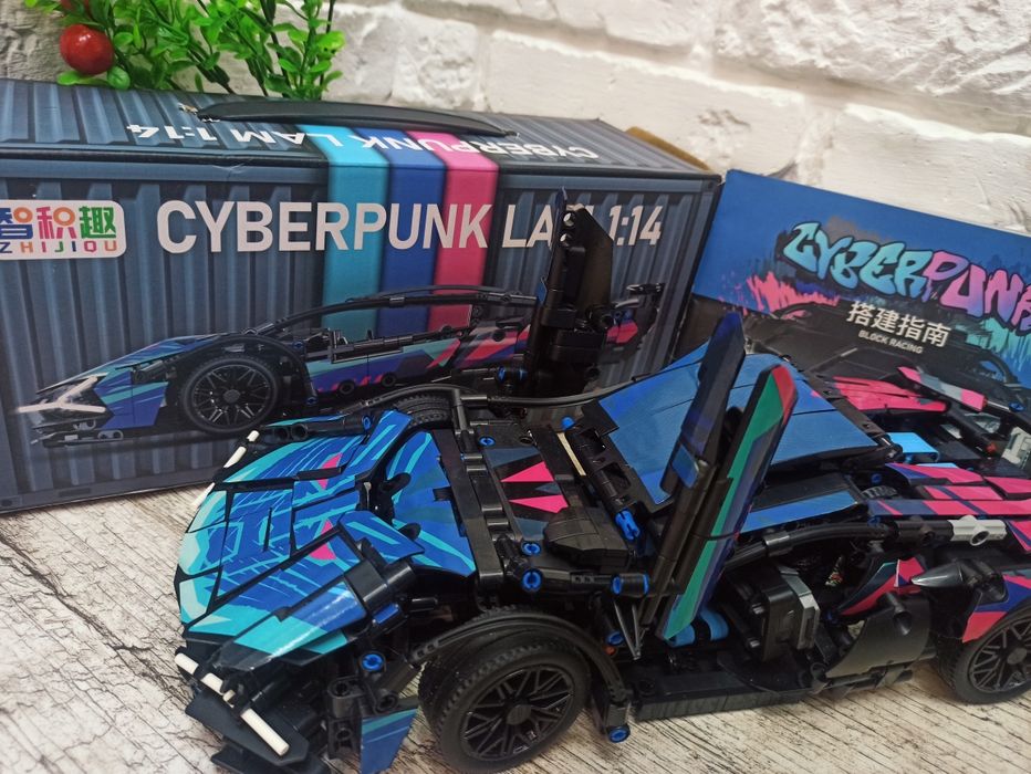 Конструктор Лего Technic Lamborghini CyberPunk 1280 деталей,в коробці!!+ подарунок