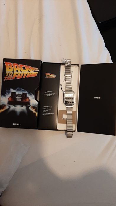 Novo Relógio Casio Black to the future