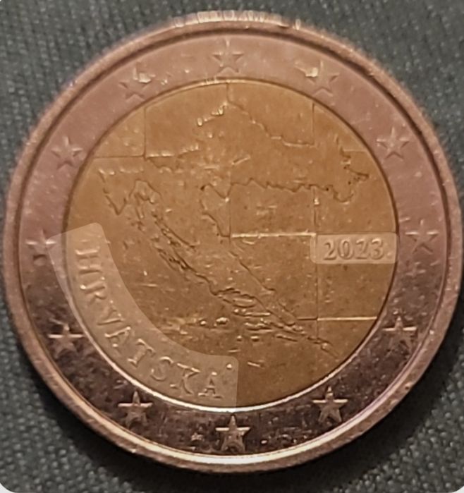 Moeda 2€, Croácia 2023