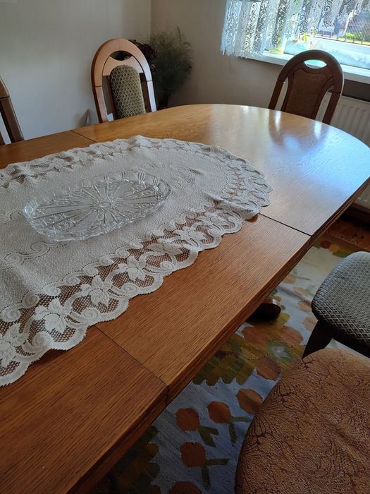 Stół dębowy rozkładany