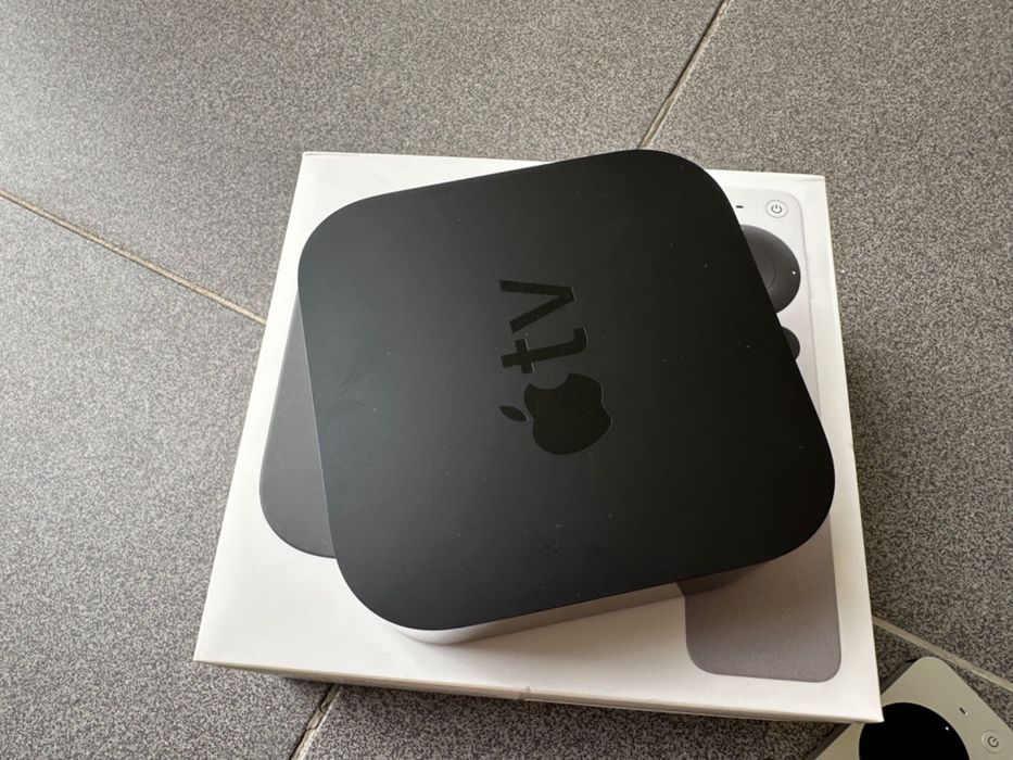 Apple TV 4K A2169 4K Comando Caixa Acessórios Fatura