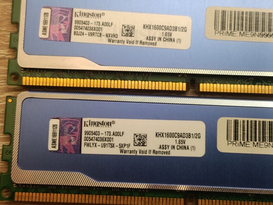 Оперативна пам'ять DDR3 8GB (4x2GB) Kingston HyperX Blu 1600MHz