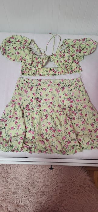 Conjunto verde menta