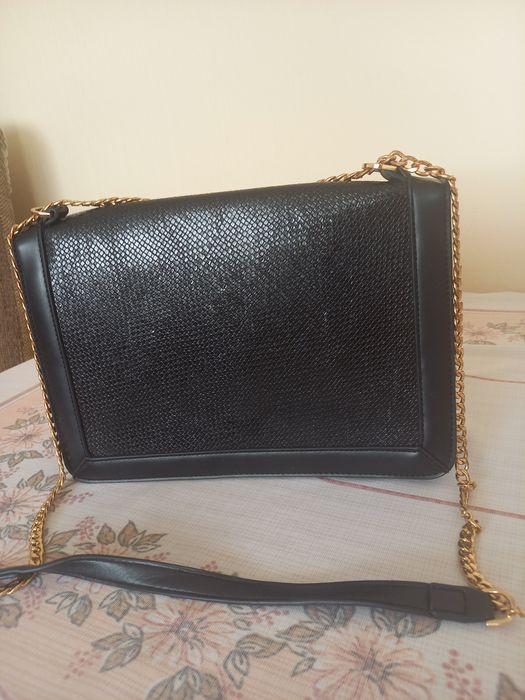 Czarna na łańcuszku torebka dwukomorowa nowa Reserved