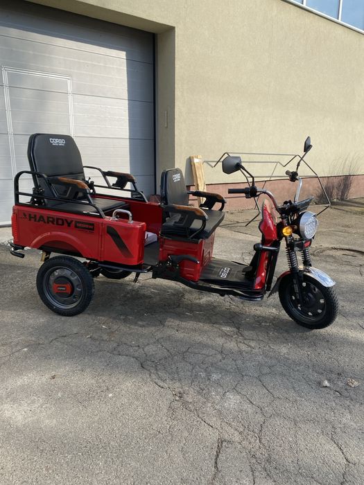 Електричний трицикл із кузовом CORSO HARDY-10 S 1200W-60V-38Ah