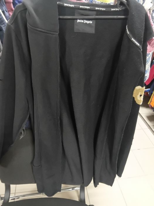 Palm Angels Худі-Кардіган Oversize Чорний Оригінал XL-XXL